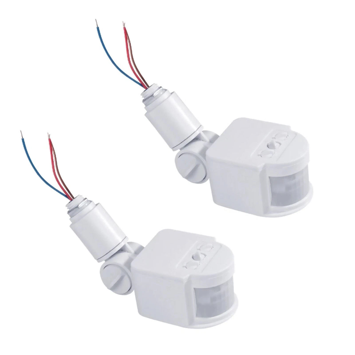 2pcs PIR Motion Sensor Switch Wall Light Switch Delay Time: 5s~8min (Adjustable)