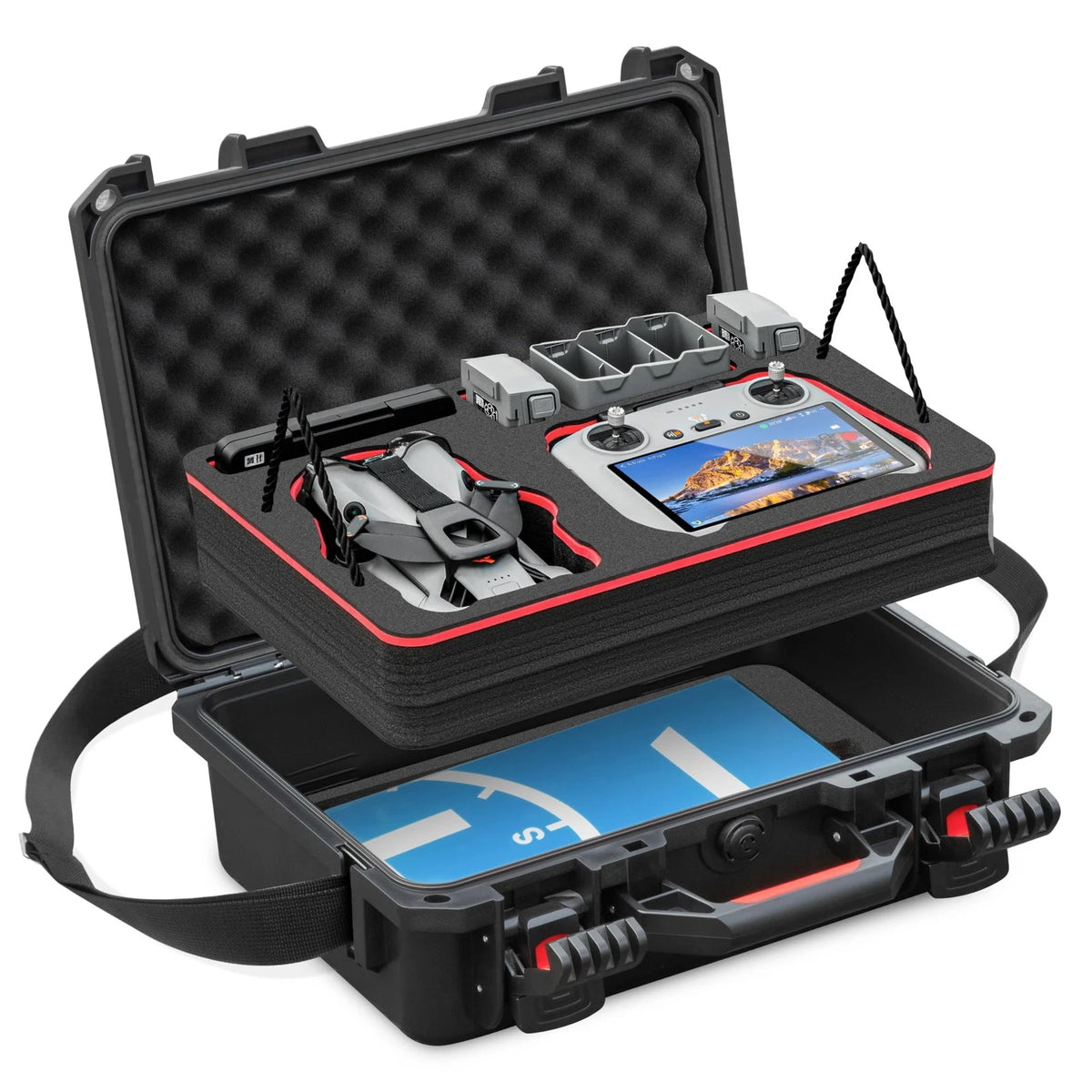 STARTRC Dual Layer Waterproof Hard Case for DJI Mini 5 Pro Drone,