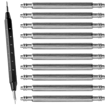 TICFROG 20mm Spring Bars, Watch Pins φ1.8mm Diameter 10pcs Stainless