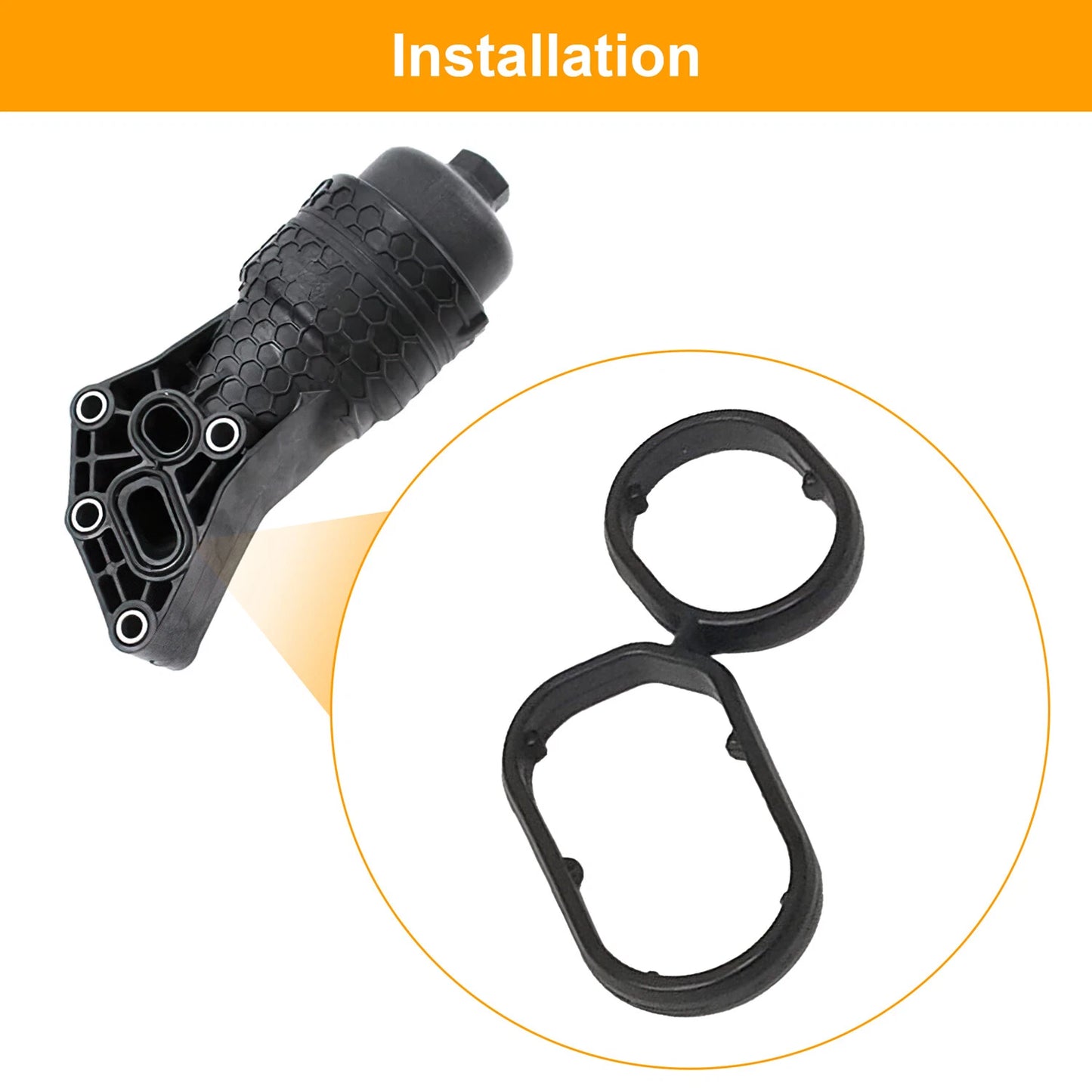 Fits 2018-2020 Kia Sorento 3.3L Engine Oil Filter Housing Gasket 26345-3LAA0