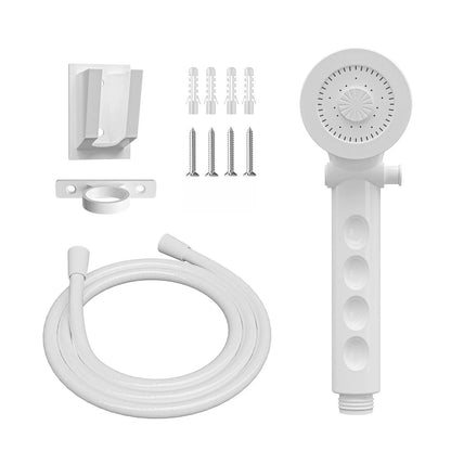 RV Shower Head 5-Mode 59 Inch Hose Water Saving Switch Recessed Finger Grooves