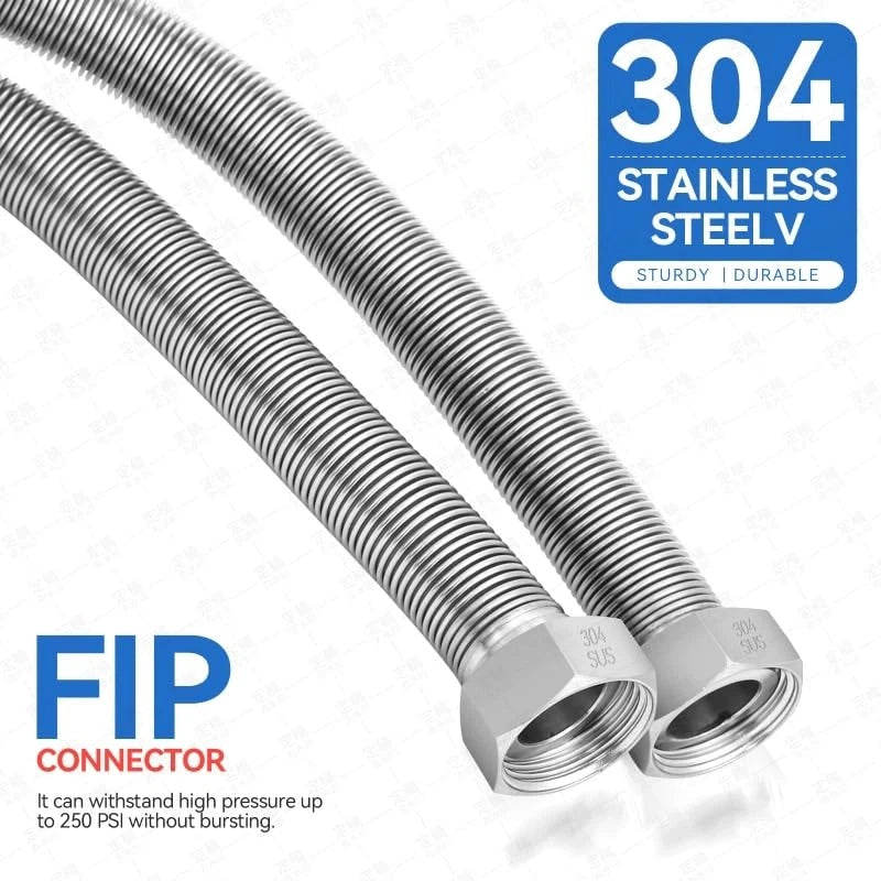 Update 304 Stainless 24L 3/4" MIP x 2PCS, steel color