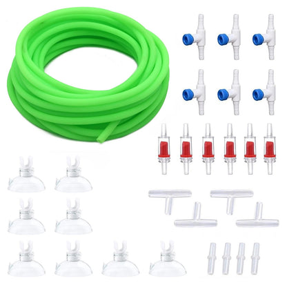 pewyoke Premium 25FT 3/16inch Air Hose for Aquarium with 25 ft., Green