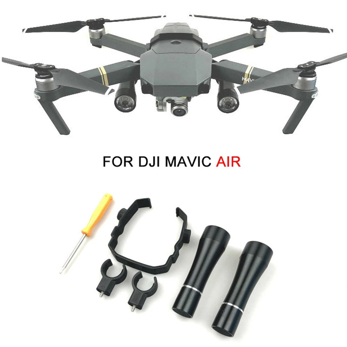 LED Flashlight Flight Night Light Headlight Spotlight For DJI Mavic Pro Drone
