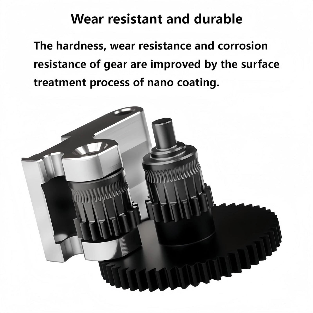 Hardened Steel Extruder Gear Kit for Adventurer 5M, 3D Printer DLC Nano...