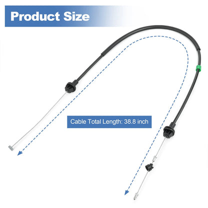 LS Throttle Cable 551859 Fits 3-Bolt Or 4-Bolt Throttle Bodies 38.8"