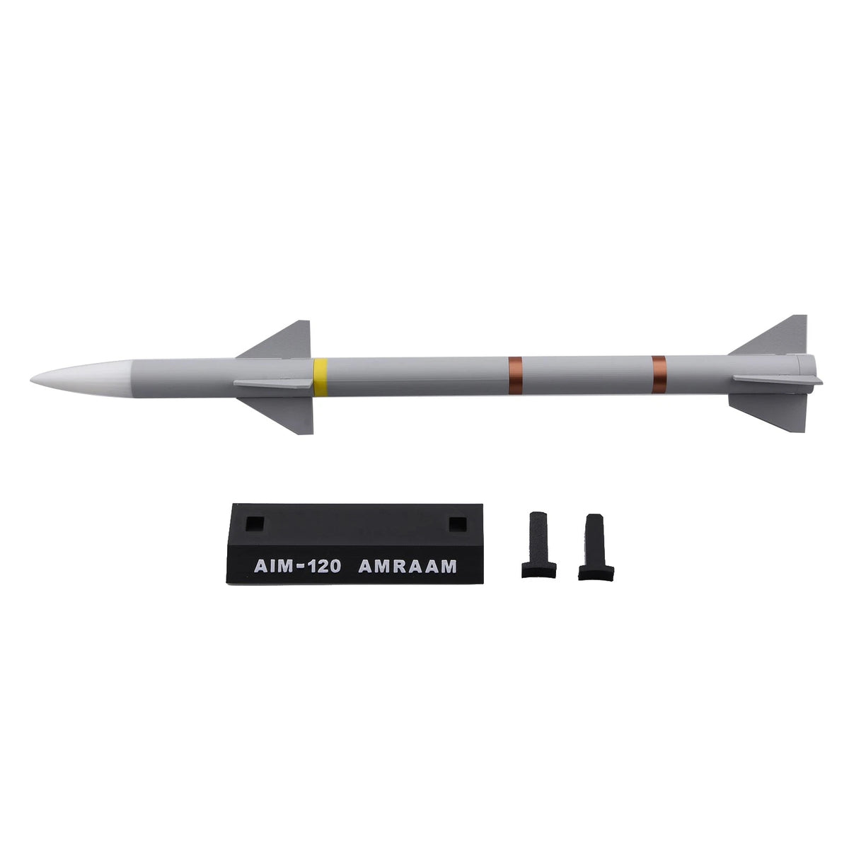48cm PLA Plastic 1/8 Scale United States AIM-120 AMRAAM Missile Display Model