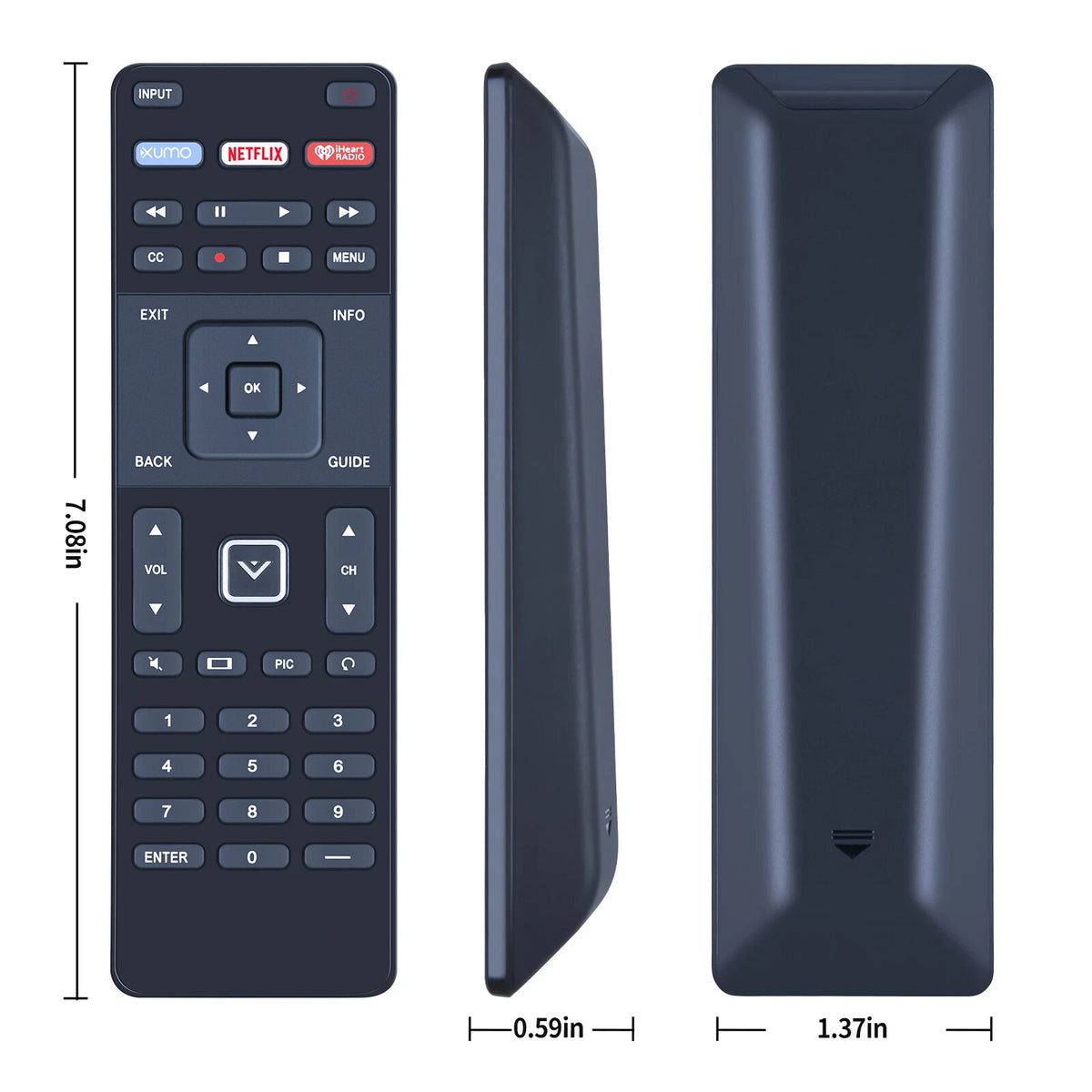 XRT122 Remote Control For Vizio Smart TV D32-D1 D32H-D1 D32X-D1 D39H-D0 D40-D1