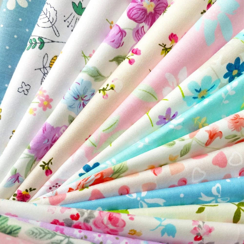 flic-flac 25pcs 12 x 12 inches (30cmx30cm) Cotton Fabric Squares