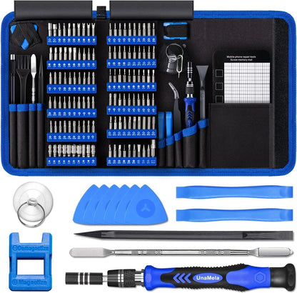 PC Building Tool Kit 140-IN-1: Computer for Repair & Assembly, Blue