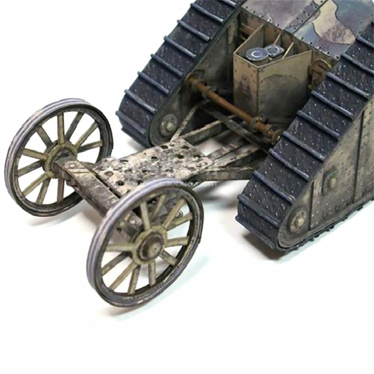 1:35 WWI British Mark.I Male Tank Souvenir Model DIY Unassembled Paper Kit