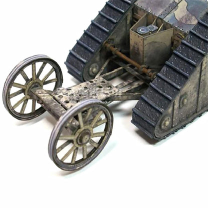 1:35 WWI British Mark.I Male Tank Souvenir Model DIY Unassembled Paper Kit