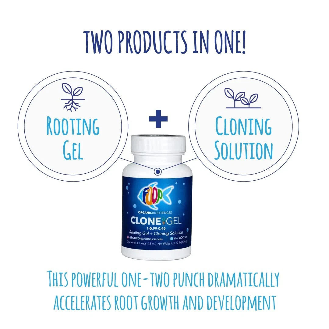 FOOP Clone Gel - Two Products in One: Rooting + (4 fl oz)