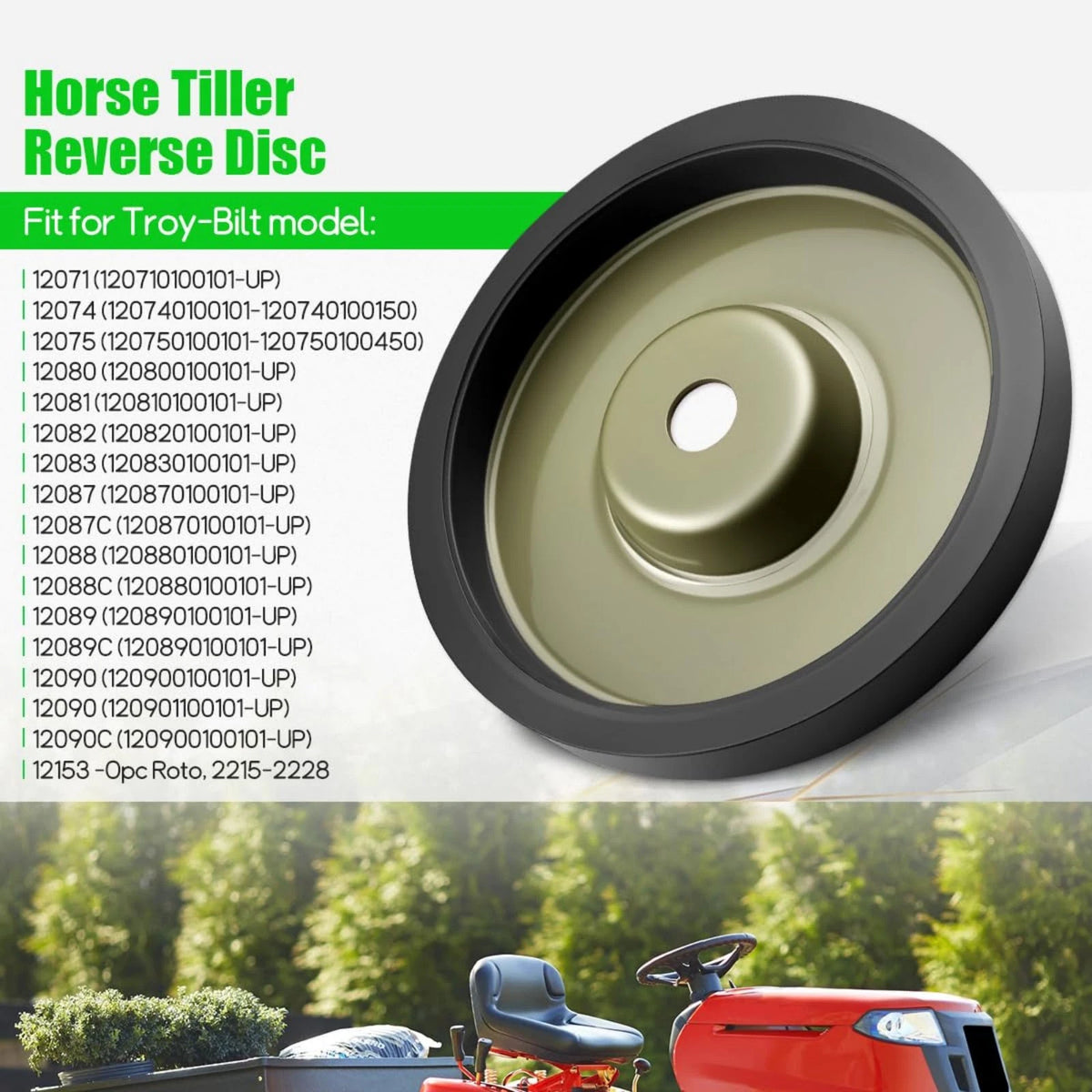 GW-2111 GW-2732 756-04171 Reversing Disc For Troy-Bilt Tiller 12089 120890100101