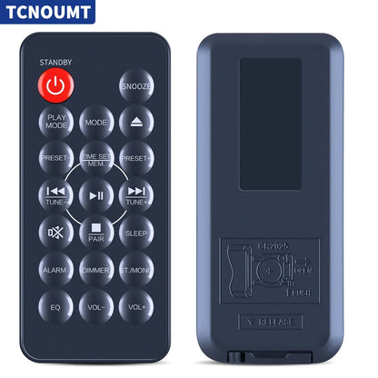 Remote Control For Jensen JBS-210 3-Piece Modern Compact Bluetooth Stereo System