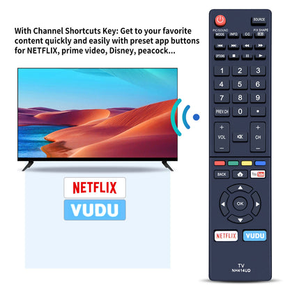 NH414UD Remote Control For Sanyo Smart TV FW50C36F FW50C78F FW65C78F