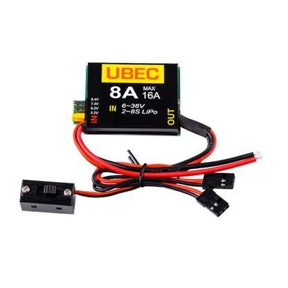 1*DC-DC UBEC-8A 6V-36V 2-8s LiPo Independent Power Supply Module Board For FPV