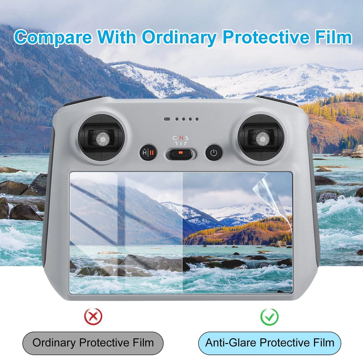 Skyreat Anti-Glare Matte Screen Protector For DJI Anti Glare