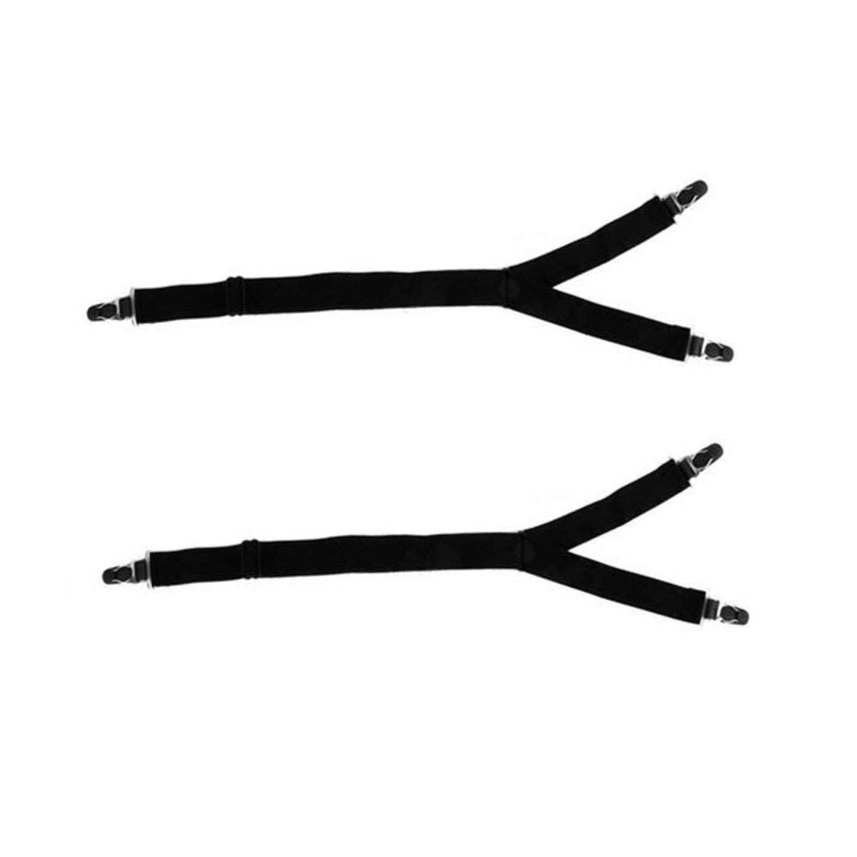 2 Pcs Best Mens Socks Garters Y Style Military Shirt Stays Elastic Adjustable C