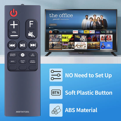 AKB75475301 Remote Control For LG Soundbar SK8Y SK9 SK10 SK10Y SK6Y SK8 SK9Y