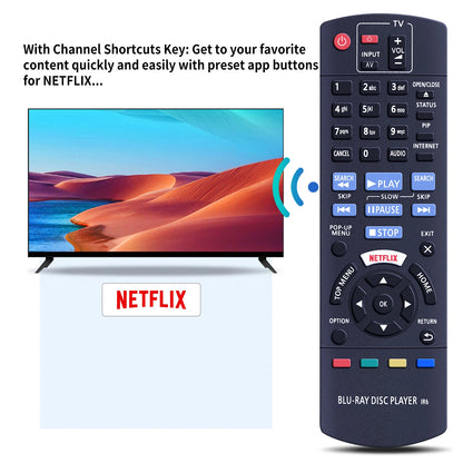 N2QAYB001030 Remote Control For Panasonic Disc Player DMP-BDT175