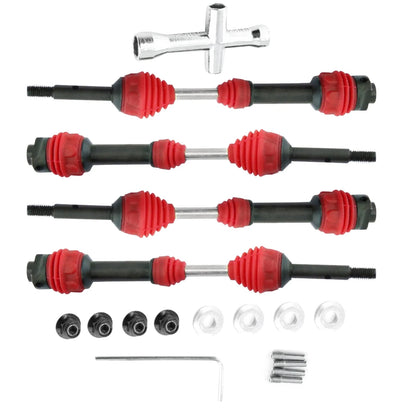 4Pcs Driveshafts For TRAXXAS Hoss/Rustler/Slash/Stampede 4X4 2wd 1/10 RC Car y