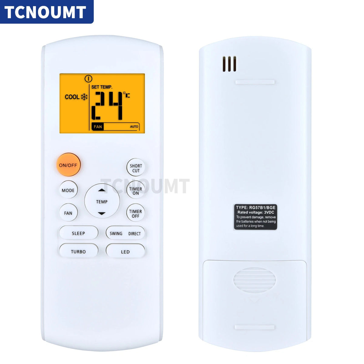 RG57B1/BGE Remote Control For Midea MRCOOL FRIMEC Klimaire Air Conditioner