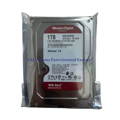 For Western Digital Red 1TB WD10EFRX NASware 3.0 64MB SATA 6Gb/s 3.5 Inch Hard