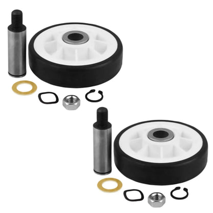 2Pcs For Maytag Dryer Roller Wheel Drum Support Kit 303373K Replacement