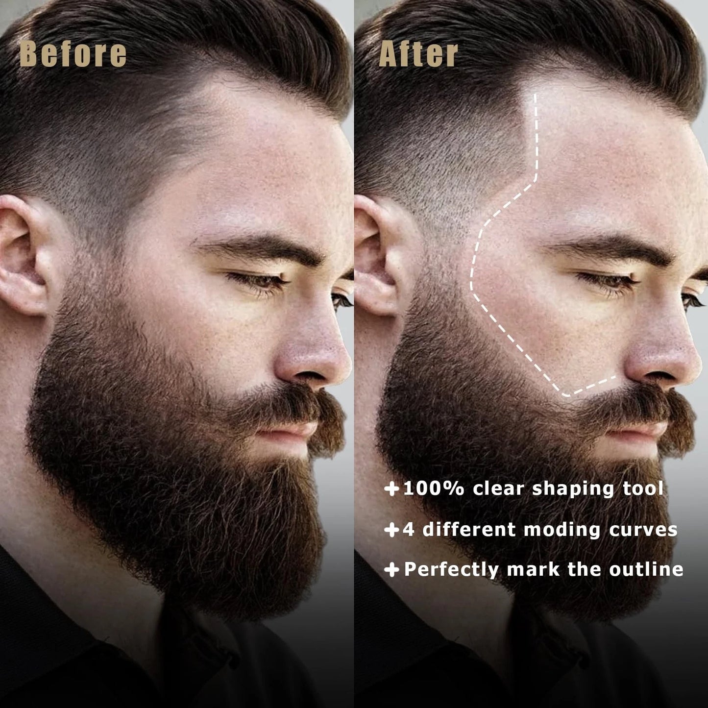 Noerrors White Barber Pencil for Lineup Magic Standard Size,