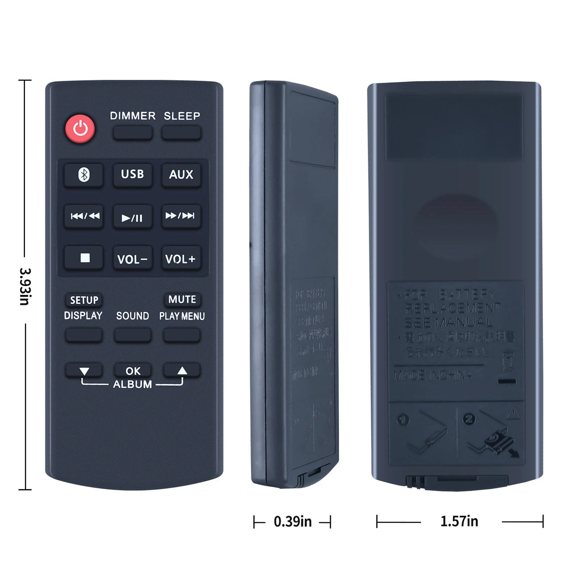N2QAYB001000 Remote Control For Panasonic Audio System SCCMAX5 SC-CMAX5