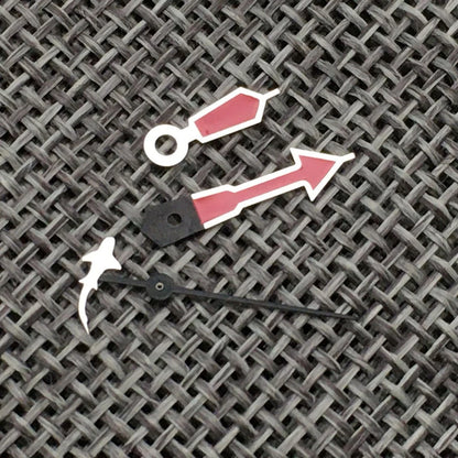 Automatic Movement Red Fish Stainless Steel Watch Hands Set For NH35 NH36