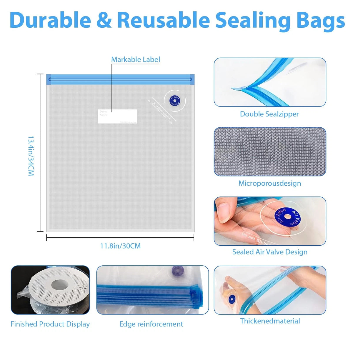 AONEGOLD 3D Printer Filament Storage Bags Vacuum Kit Printer...