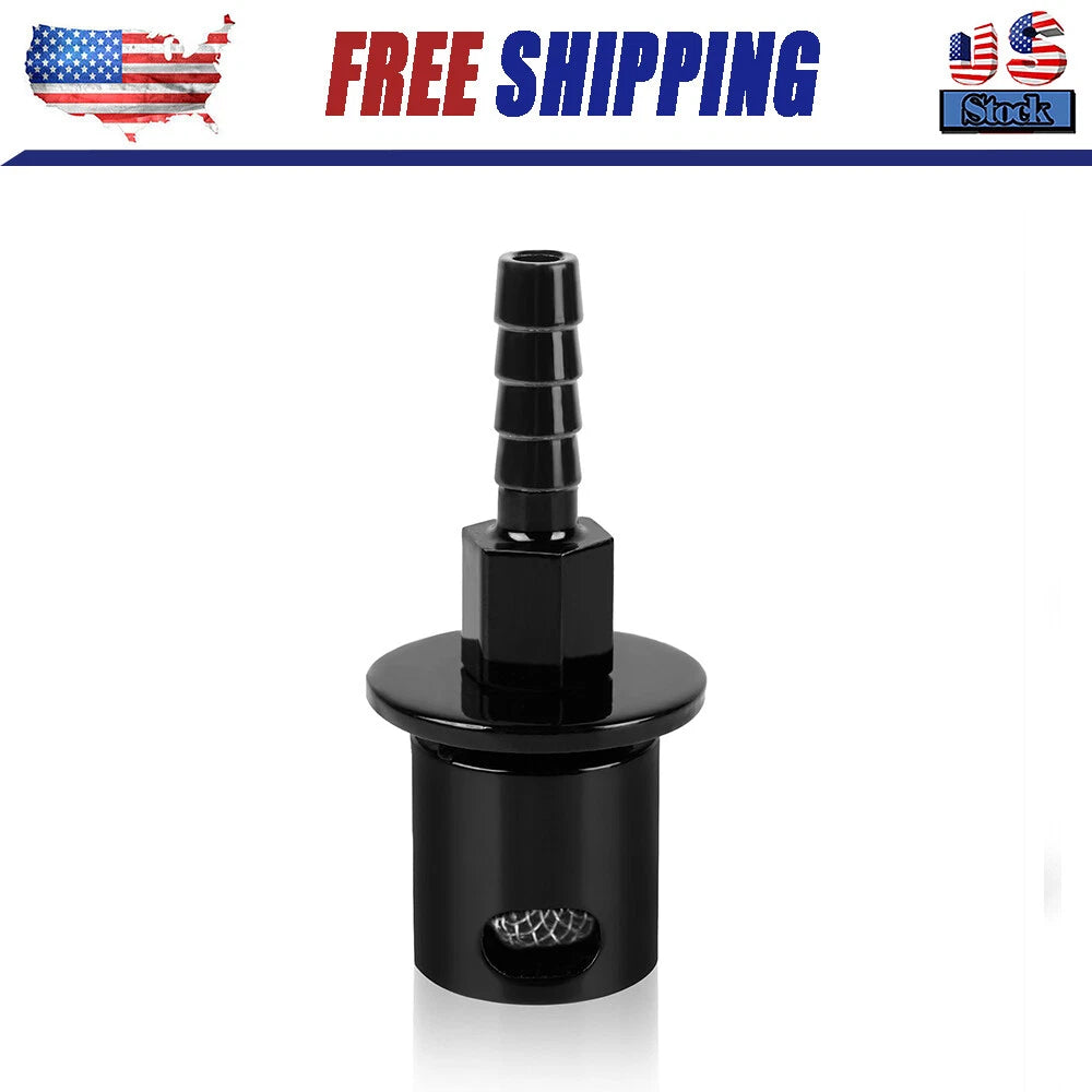 Fuel Tank Roll Over Vent Valve 5/16 Hose Barb Black