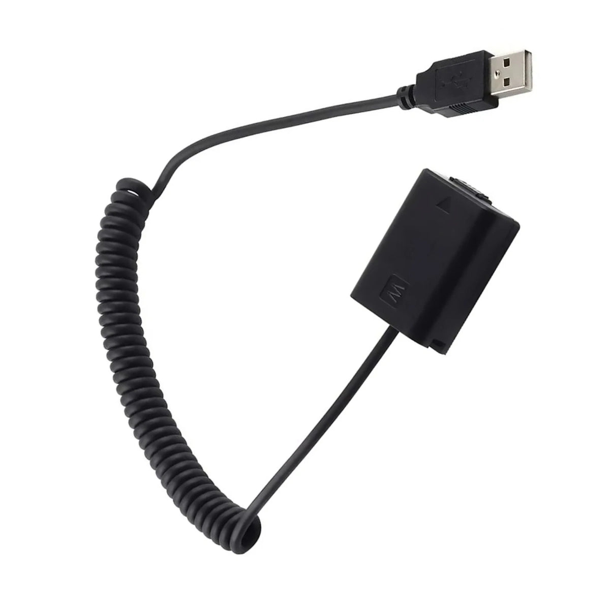 NP-FW50 Dummy Battery Adapter USB Cable for Sony A7, A7R, A7S, A7M Accessory