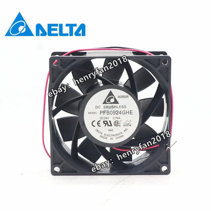 Delta PFB0924GHE Axial Fan DC 24V 0.76A 92*92*38mm 2-wires Inverter Cooling Fan