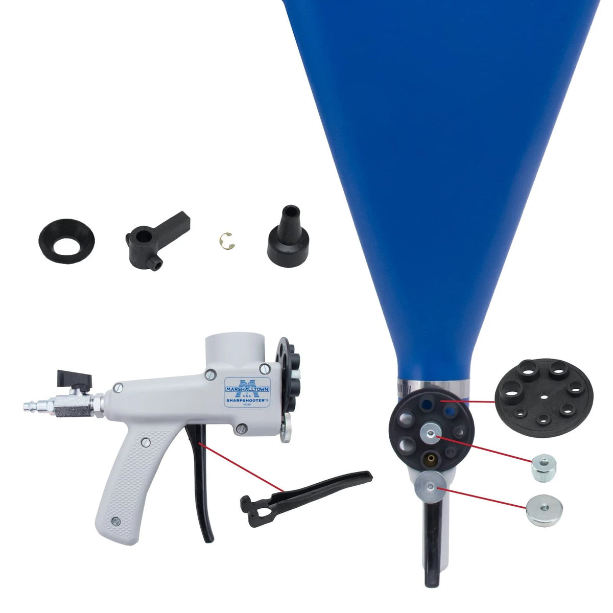 MARSHALLTOWN SharpShooter I Repair Kit for Hopper Gun, Includes 1, Multicolor