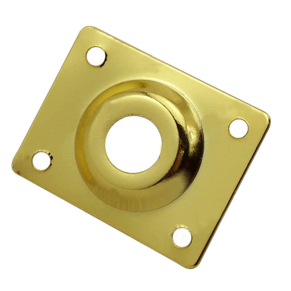2Pcs Guitar Output Metal Jack Plate Square With Screws For Electric Bass Guitar;