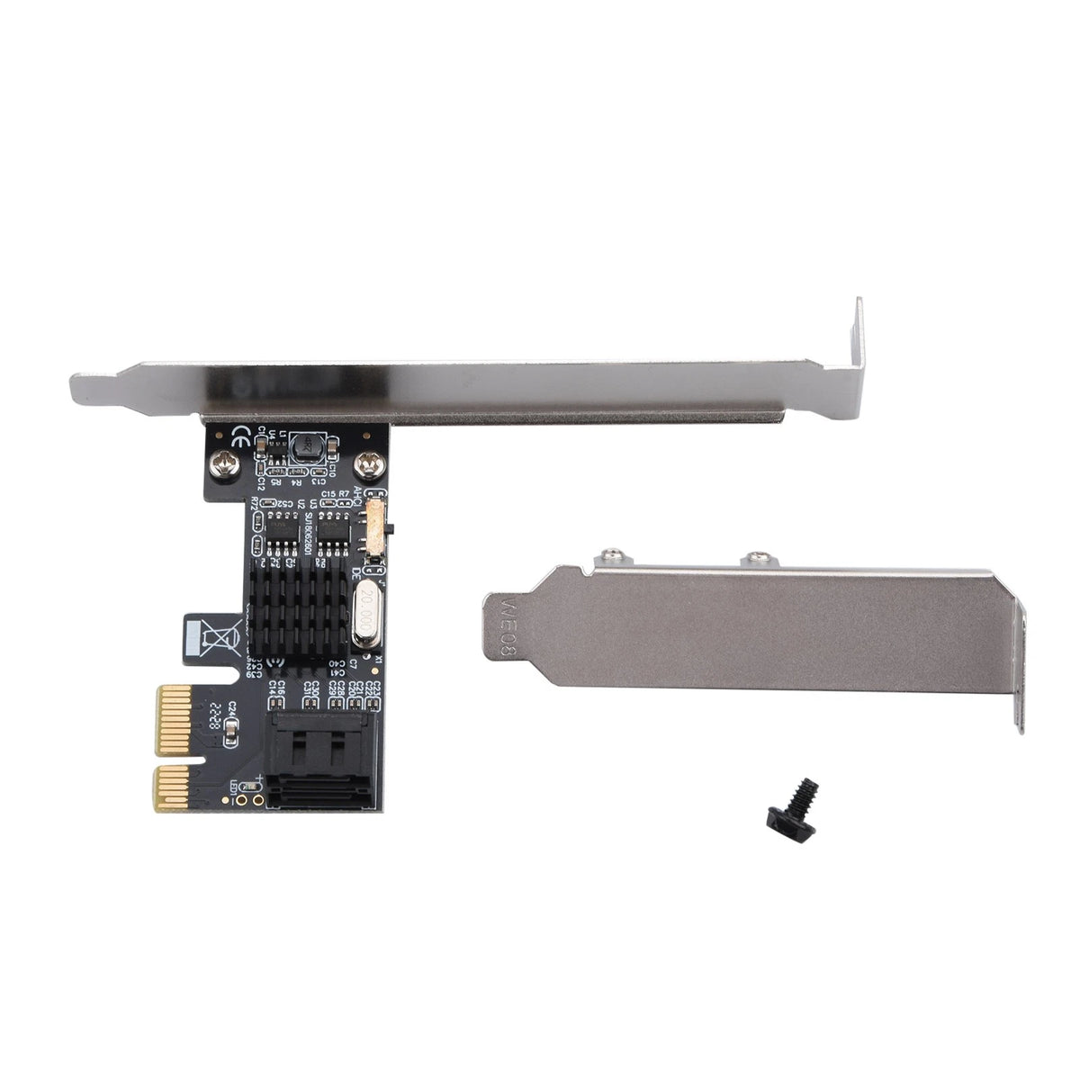 ASM1061 SATA3.0 2-Port SATA III Expansion Controller Adapter Card 6G