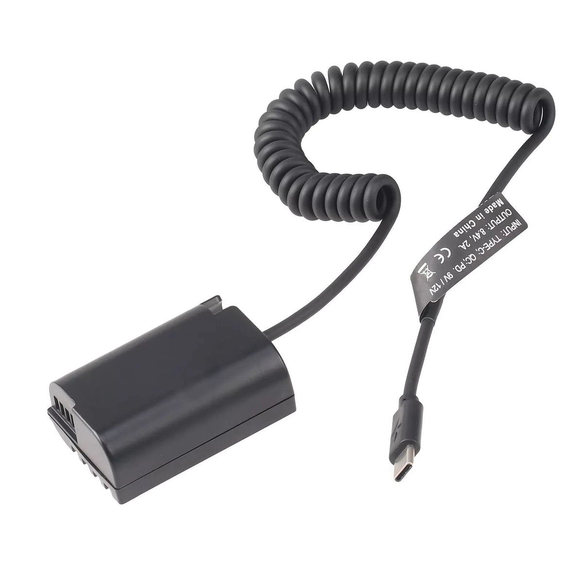 USB-C to DMW-BLK22/DCC17 Dummy Battery Power Cable For Panasonic GH3 Camera
