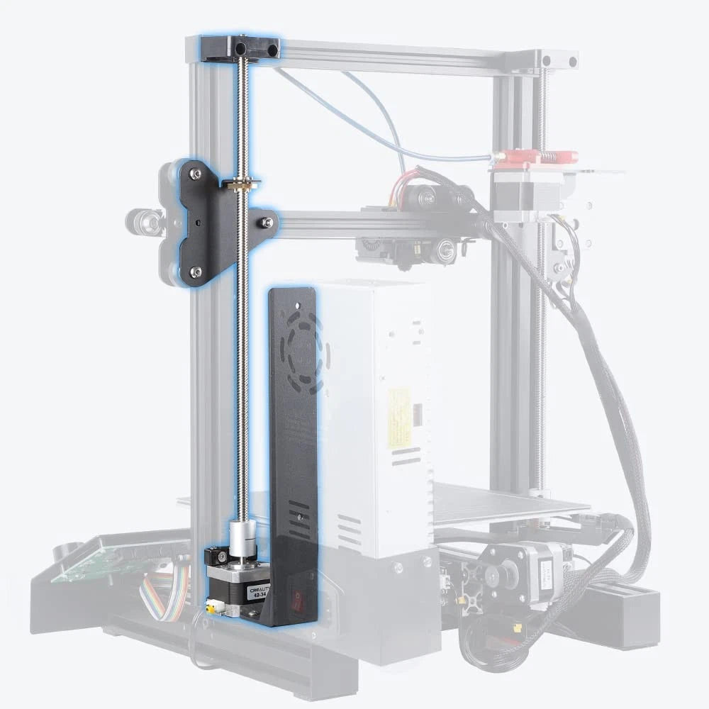 Creality 3D Official Printer Ender 3 Dual Z-axis Upgrade Kit with Lead Black