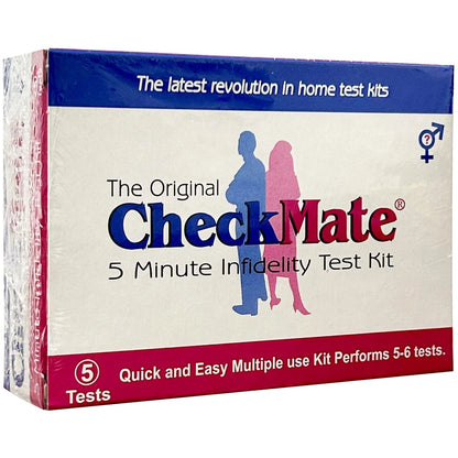 Check Mate Infidelity Test Kit - Rapid Semen 10 Count (Pack of 1), White