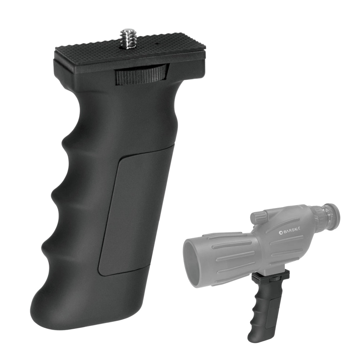 Barska Accu-Grip Handheld Tripod System for Cameras, Spotting 0, Black