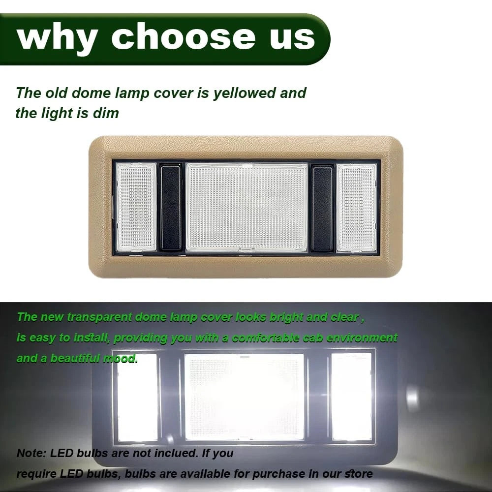 Dome Light Cover Interior Map Clear Covers