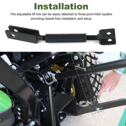 Three Point Hitch Adjustable Lift Link LVA16296 For John Deere 1023E 1025R 1026R
