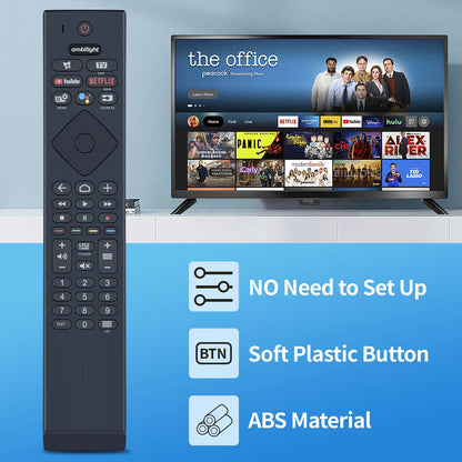 YKF474-B002 Replacement Voice Remote Control For Philips TV 398GM10BEPHN0027HT