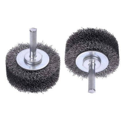 2x Stainless Steel Wire Wheel Brush for Die Grinder Drill 1/4" Shank Rotary Tool