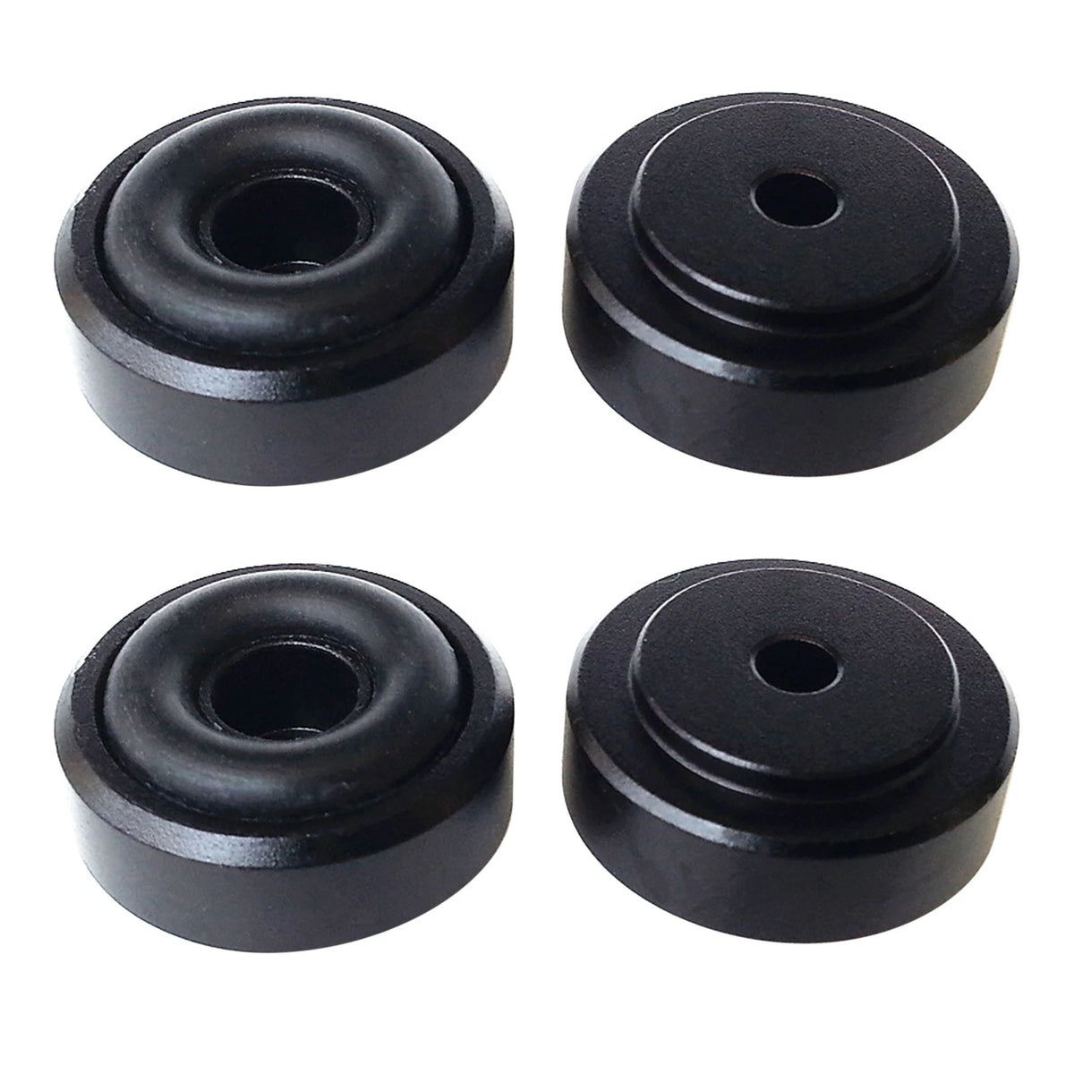 4pcs 20x8mm Black Isolation Feet Stand For CD Turntable Radio AMP Amplifier D