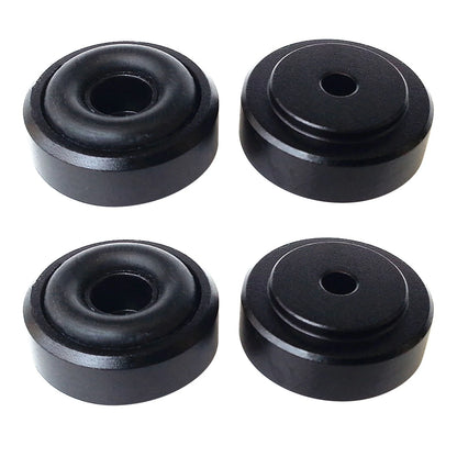 4pcs 20x8mm Black Isolation Feet Stand For CD Turntable Radio AMP Amplifier D