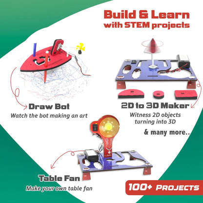 Butterfly EduFields 100+STEM Robotics Gift 5 x 10 x 1 inches, Multi Color